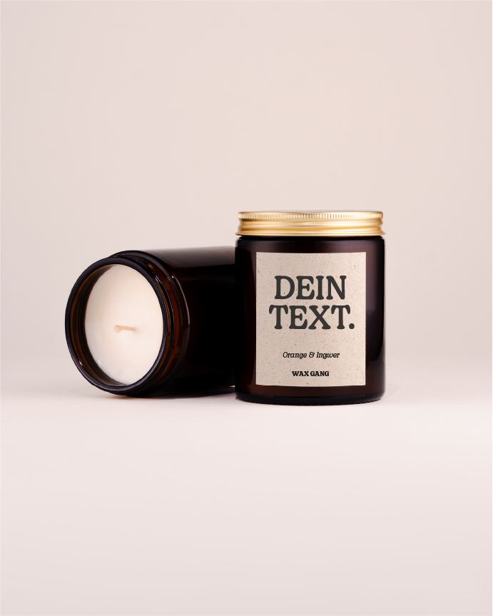 Wax Gang Duftkerze - Personalisierter Text.