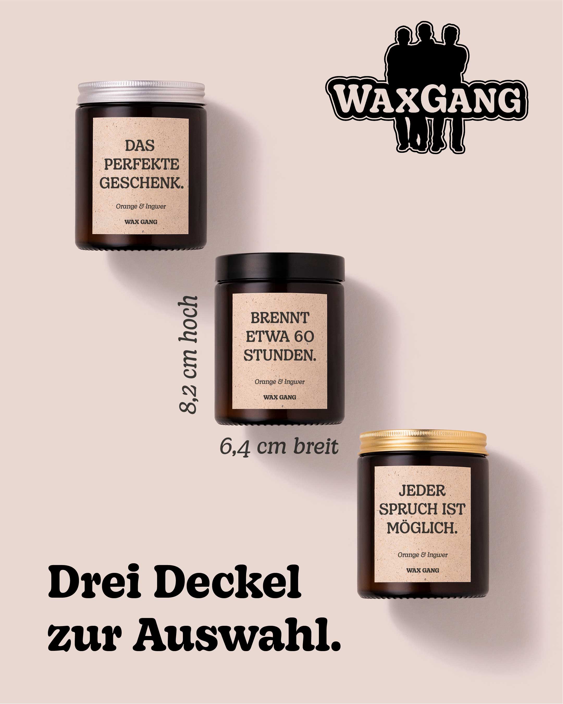 Wax Gang Duftkerze - Smells like your forties are over.
