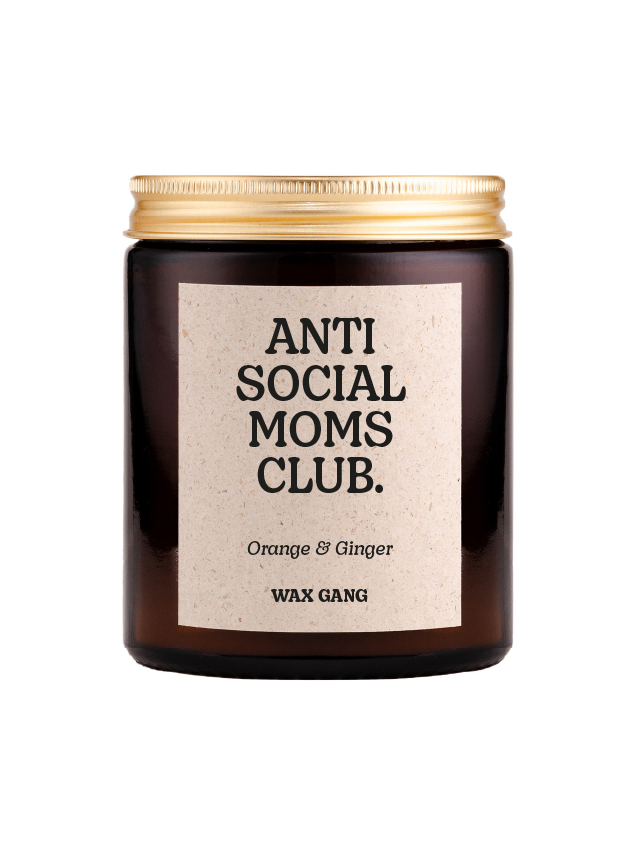 Wax Gang Duftkerze - Anti social moms club.