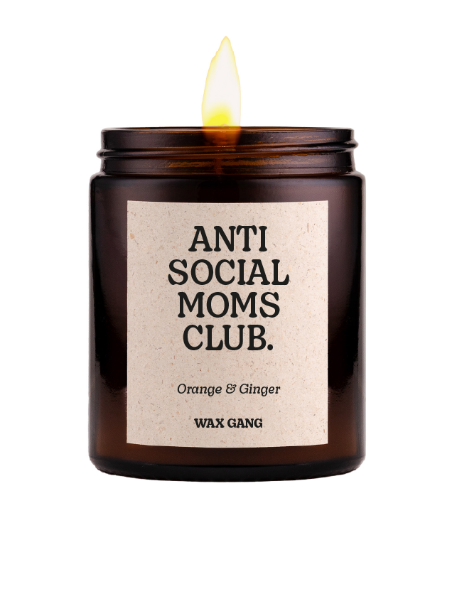 Wax Gang Duftkerze - Anti social moms club.