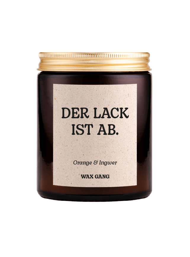 Wax Gang Duftkerze - Der Lack ist ab.