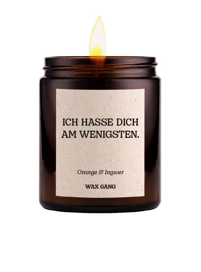 Wax Gang Duftkerze - Ich hasse dich am wenigsten.