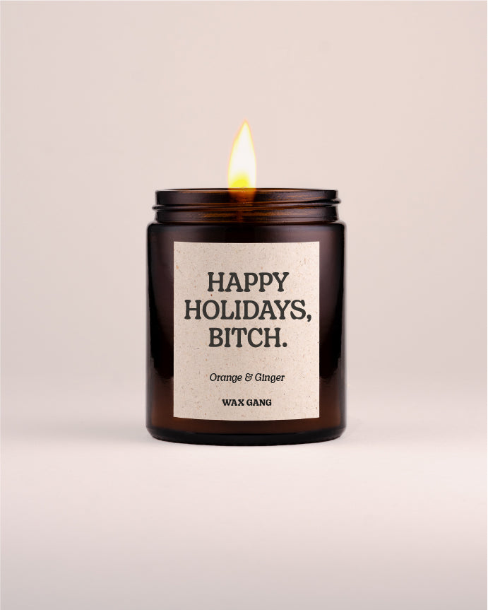 Wax Gang Duftkerze - Happy holidays, bitch.